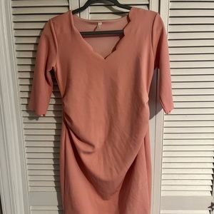Pink blush Maternity Dress